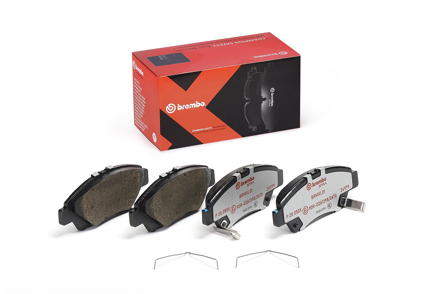 Klocki hamulcowe przednie tarczowe Brembo P28050X cena, od 29,02 USD