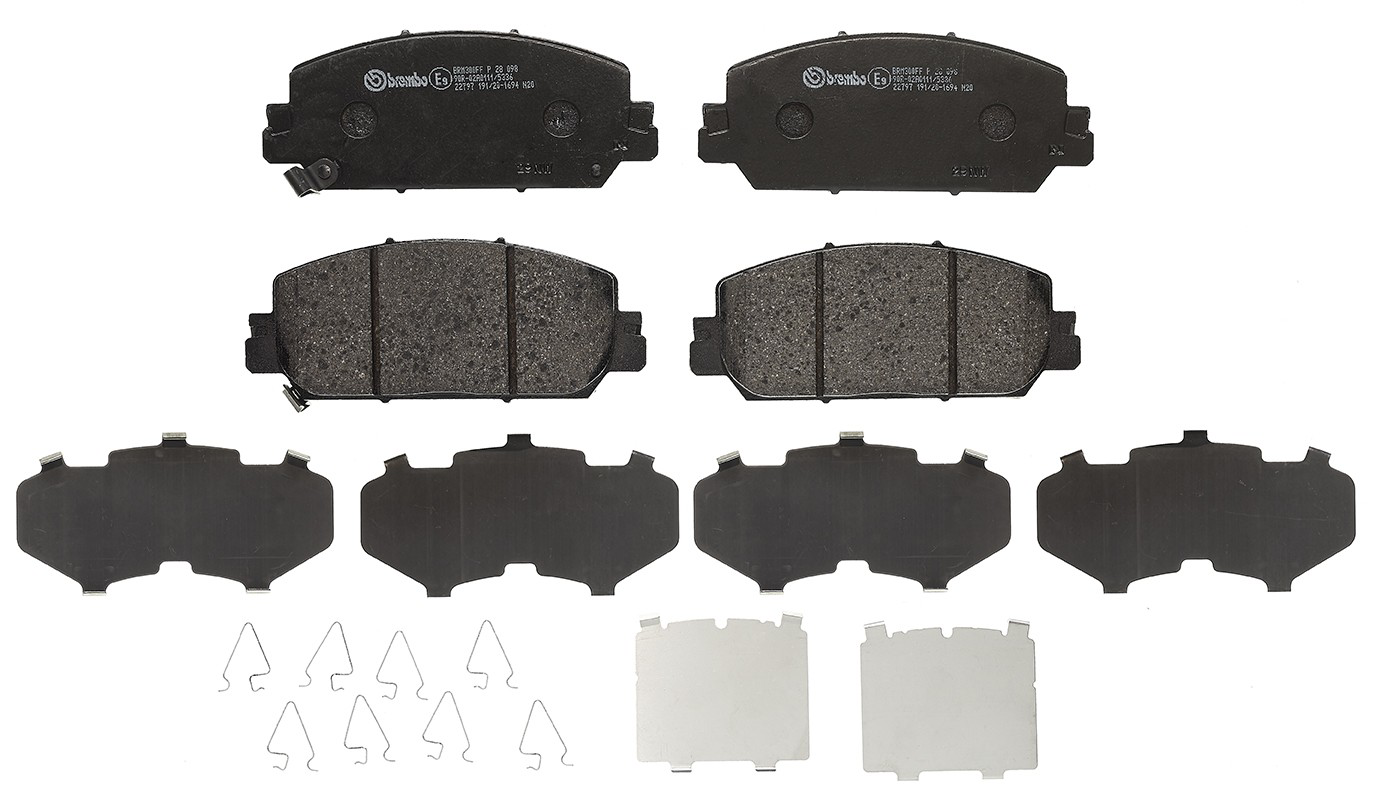 Klocki hamulcowe przednie tarczowe Brembo P28098 cena, od 45,37 USD
