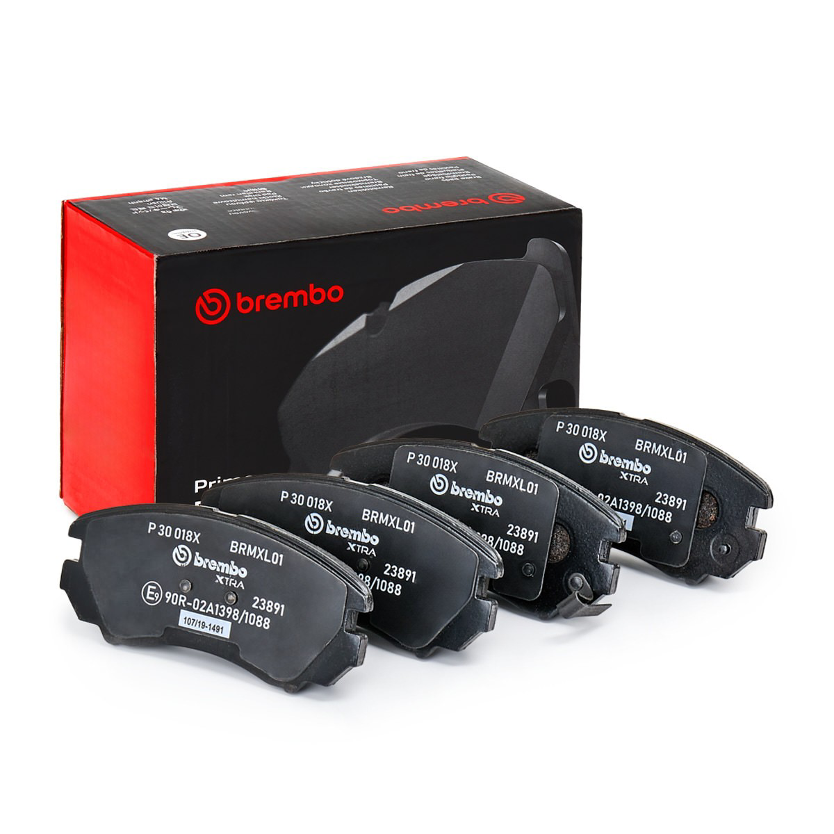 Do koszyka P30018X Brembo Klocki hamulcowe przednie tarczowe