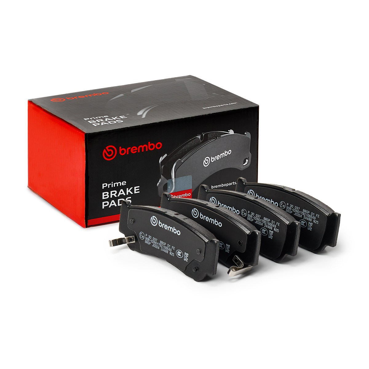 Okładziny (klocki) do hamulców tarczowych tylne P30037 Brembo