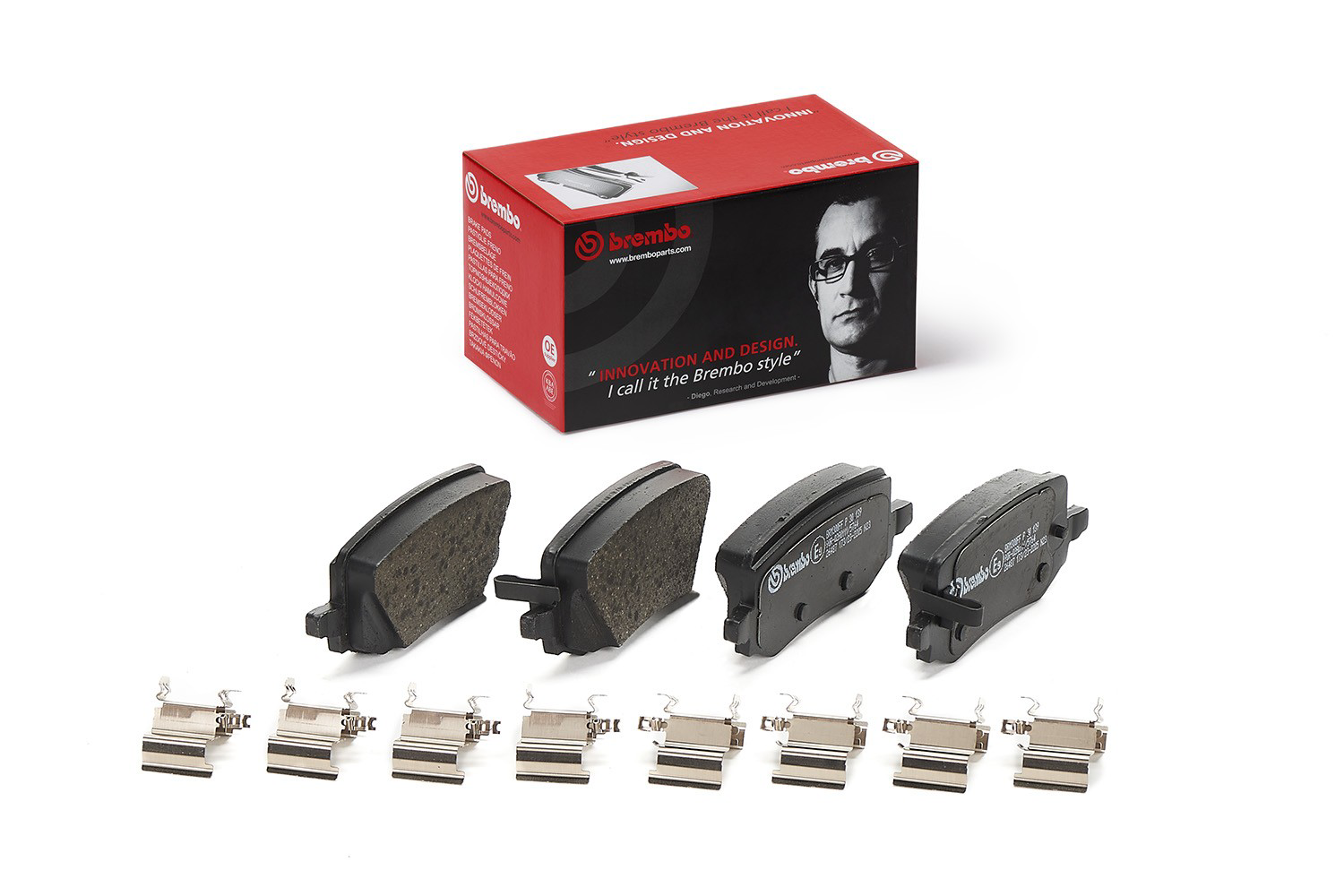 Okładziny (klocki) do hamulców tarczowych tylne Brembo P30139 cena, od 30,77 USD