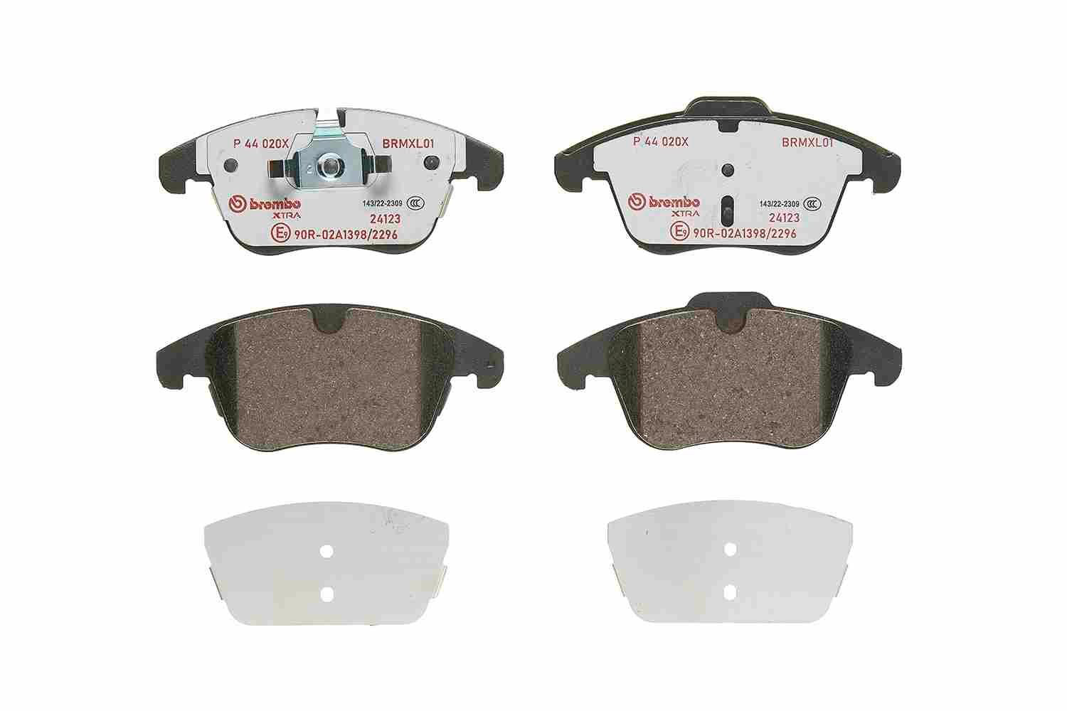 Do koszyka P44020X Brembo Klocki hamulcowe przednie tarczowe