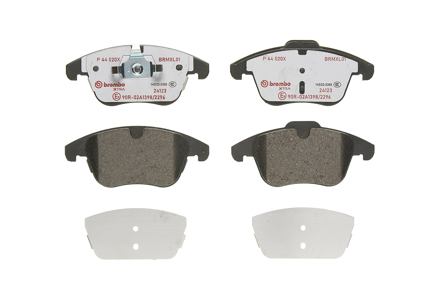 Do koszyka P44020X Brembo Klocki hamulcowe przednie tarczowe