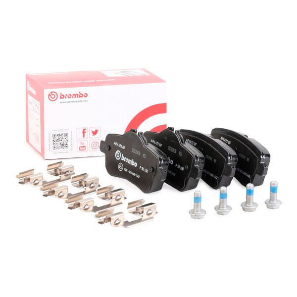 Okładziny (klocki) do hamulców tarczowych tylne Brembo P50100 cena, od 26,67 USD