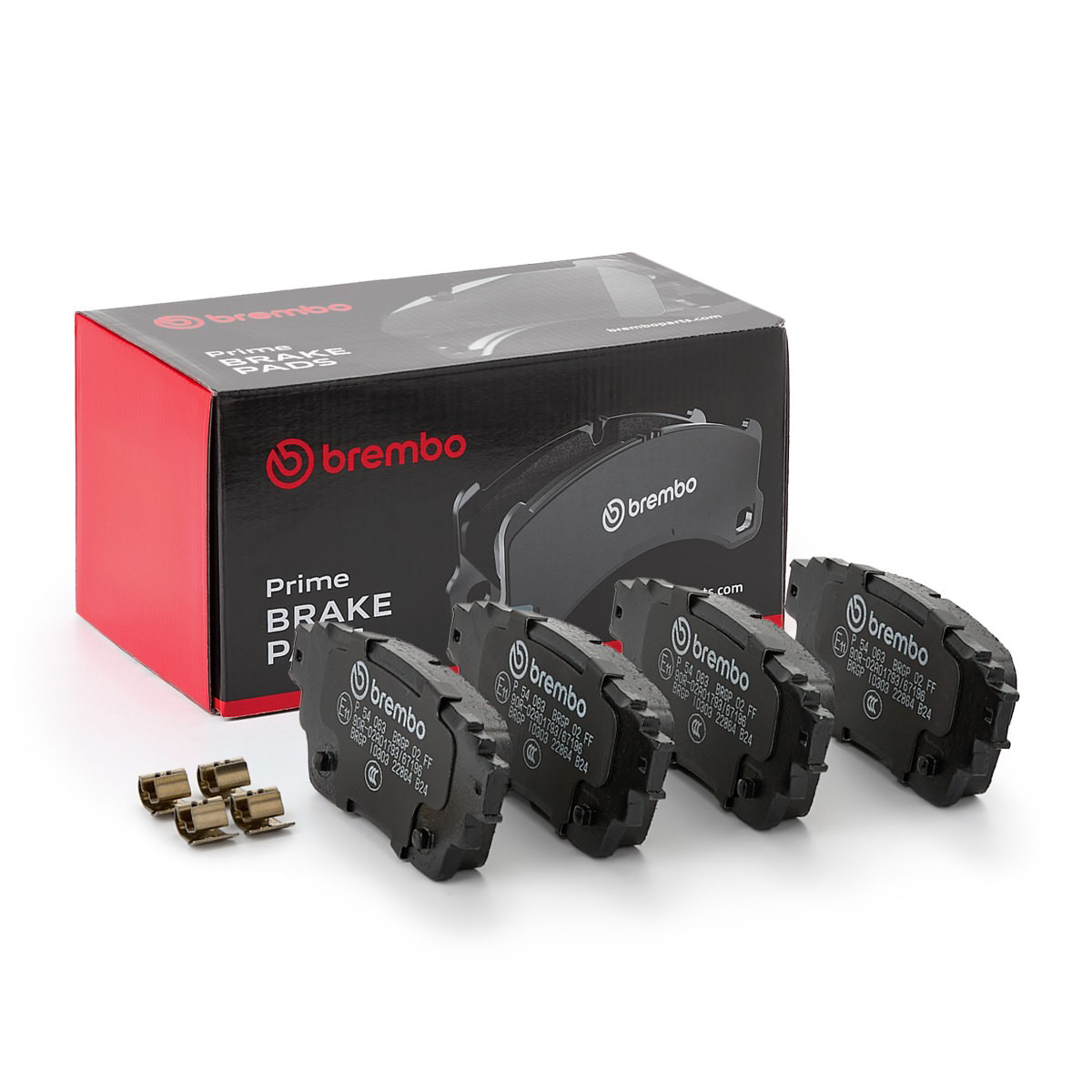 Okładziny (klocki) do hamulców tarczowych tylne P54063 Brembo