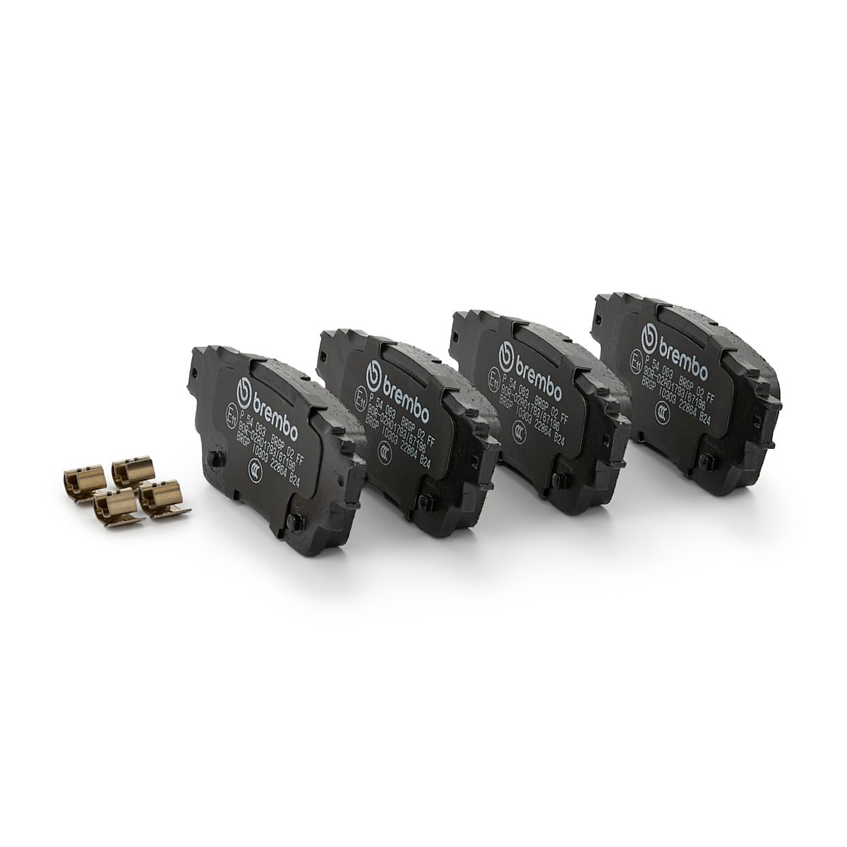 Do koszyka P54063 Brembo Okładziny (klocki) do hamulców tarczowych tylne