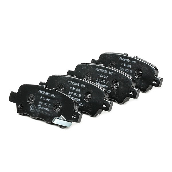 Okładziny (klocki) do hamulców tarczowych tylne P56068 Brembo