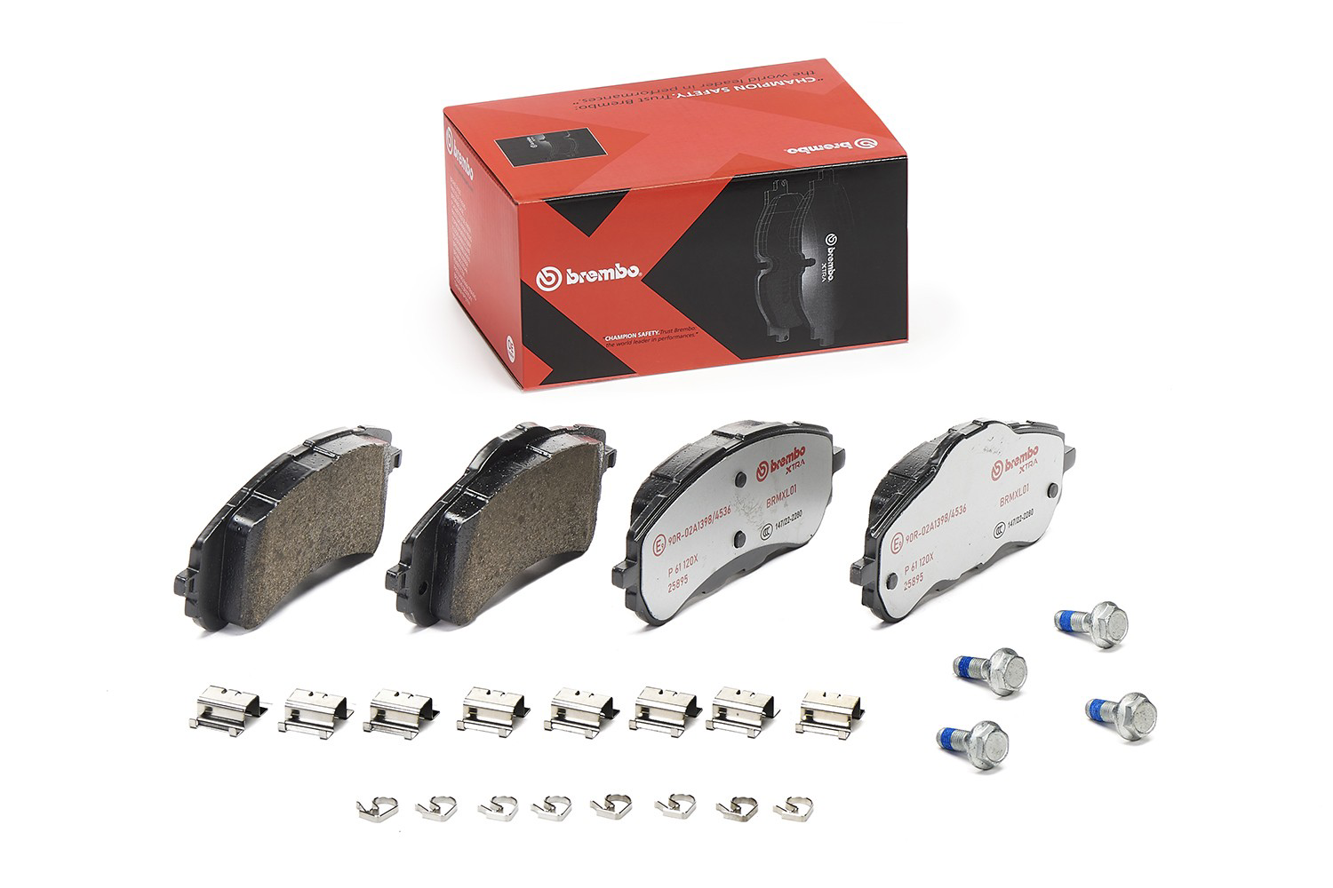 Do koszyka P61120X Brembo Klocki hamulcowe przednie tarczowe