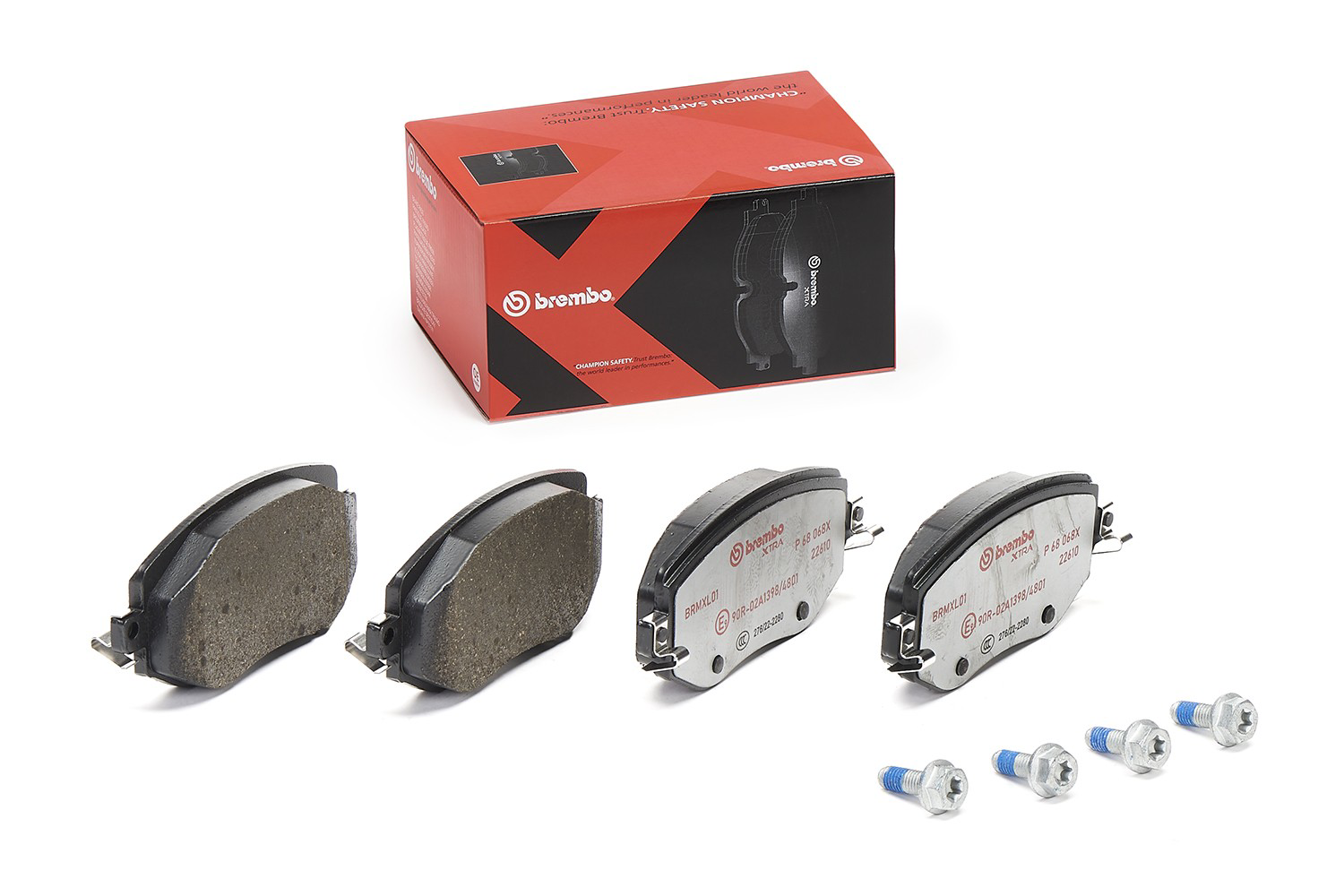 Do koszyka P68068X Brembo Klocki hamulcowe przednie tarczowe