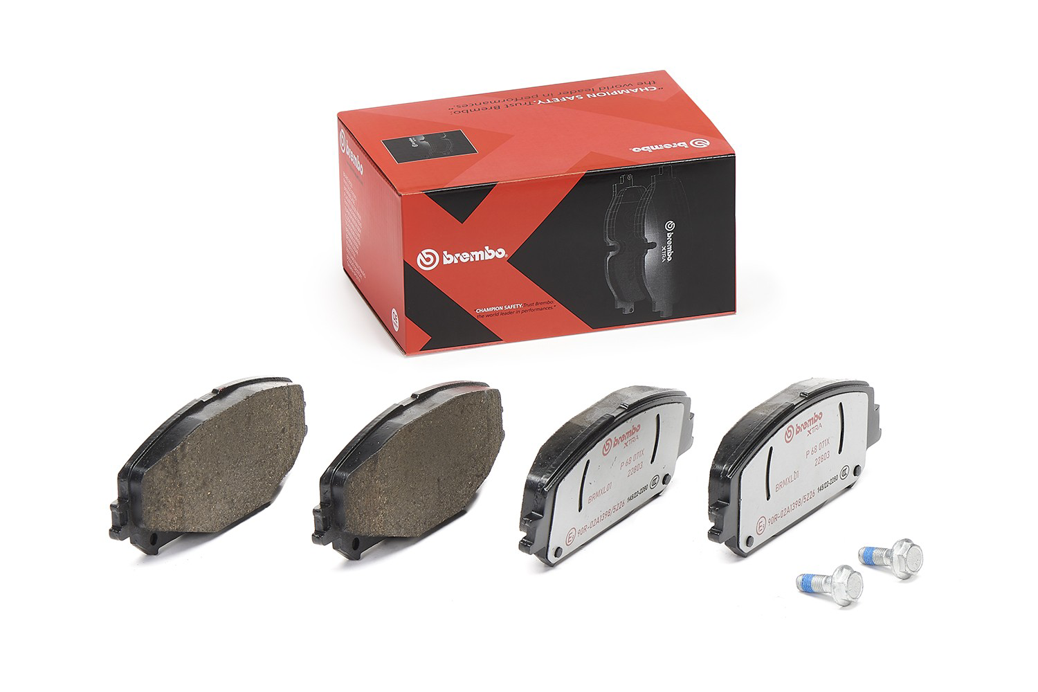 Do koszyka P68071X Brembo Klocki hamulcowe przednie tarczowe