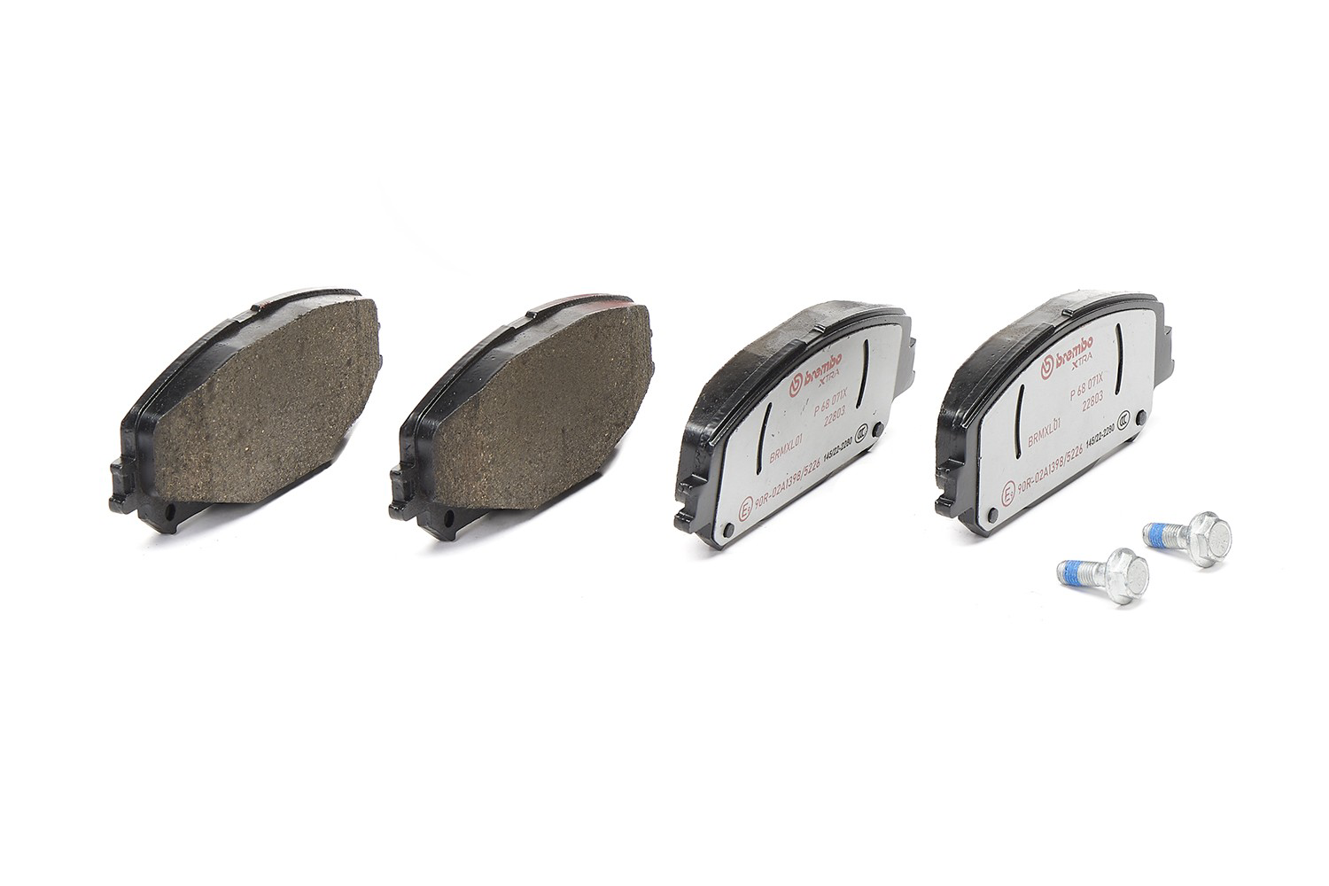 Klocki hamulcowe przednie tarczowe Brembo P68071X cena, od 43,75 USD
