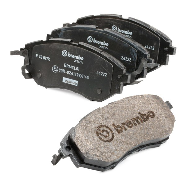 Do koszyka P78017X Brembo Klocki hamulcowe przednie tarczowe