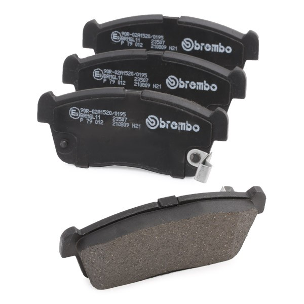 Klocki hamulcowe przednie tarczowe Brembo P79012 cena, od 22,60 USD