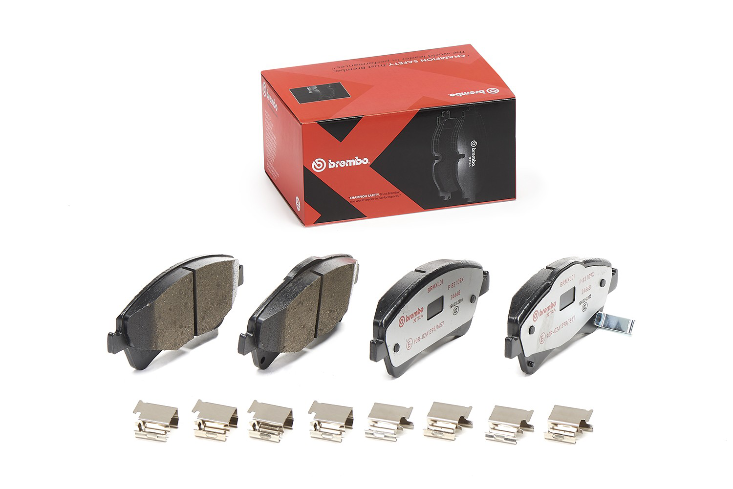 Do koszyka P83109X Brembo Klocki hamulcowe przednie tarczowe