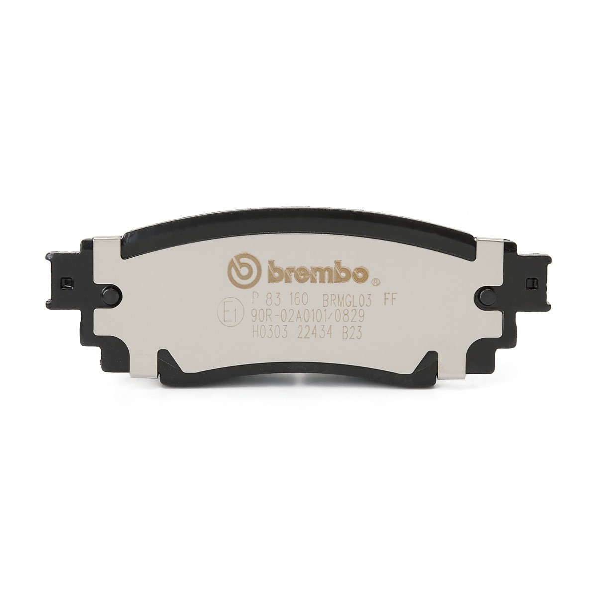 Okładziny (klocki) do hamulców tarczowych tylne Brembo P83160