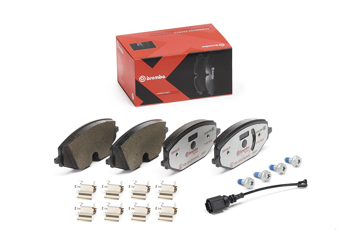 Do koszyka P85182X Brembo Klocki hamulcowe przednie tarczowe