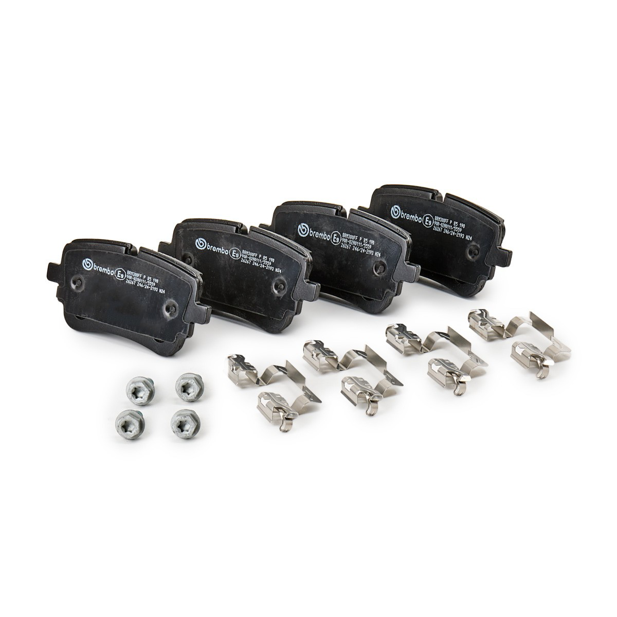 Okładziny (klocki) do hamulców tarczowych tylne Brembo P85190 cena, od 40,71 USD
