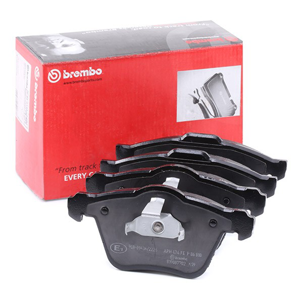 Do koszyka P86018 Brembo Klocki hamulcowe przednie tarczowe
