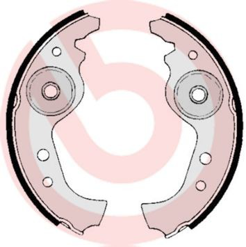 Klocki hamulcowe tylne bębnowe S23501 Brembo