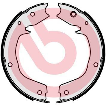 Klocki hamulca ręcznego Brembo S54524 cena, od 34,37 USD