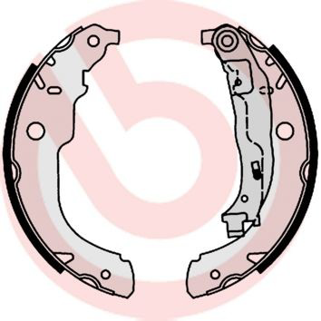 S61528 Brembo Klocki hamulcowe tylne bębnowe