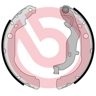 S68549 Brembo Klocki hamulcowe tylne bębnowe