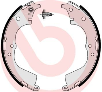 Do koszyka S83537 Brembo Klocki hamulcowe tylne bębnowe