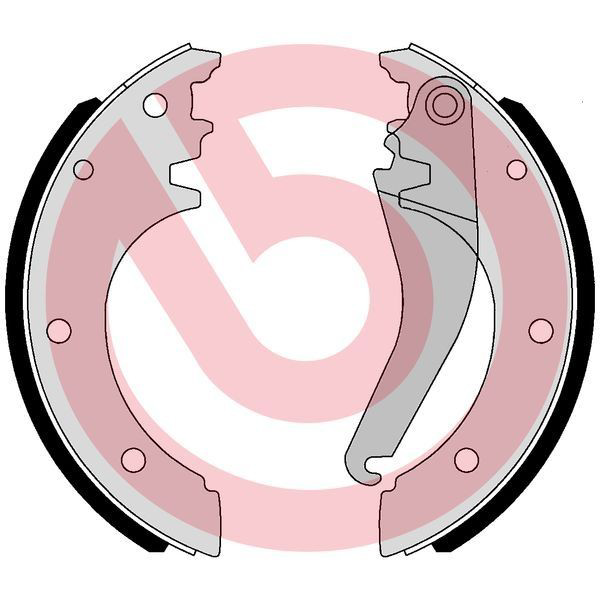 Klocki hamulcowe tylne bębnowe Brembo SA6509 cena, od 76,48 USD