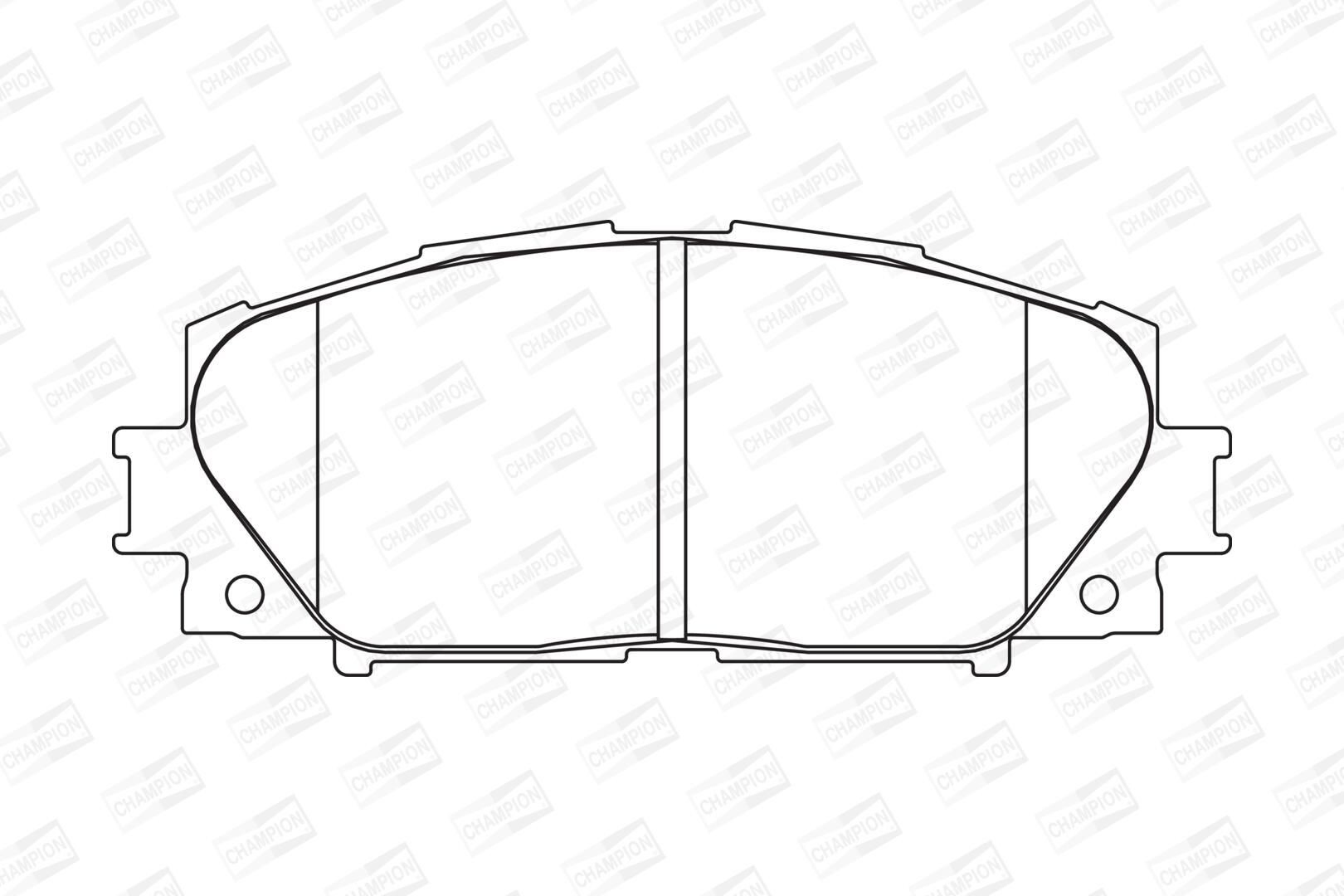 Do koszyka 3501140G08 Toyota Klocki hamulcowe przednie tarczowe