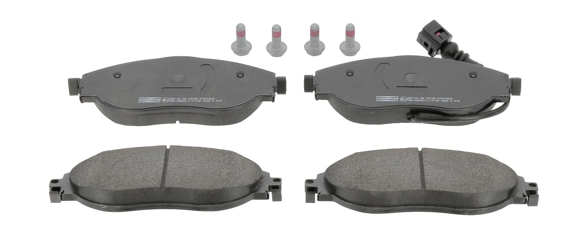 Klocki hamulcowe przednie tarczowe do Volkswagen Tiguan II AD1, AX1, BT1, BT2