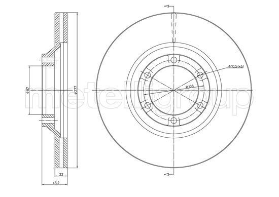 202063 Cifam Główny cylinder hamulców