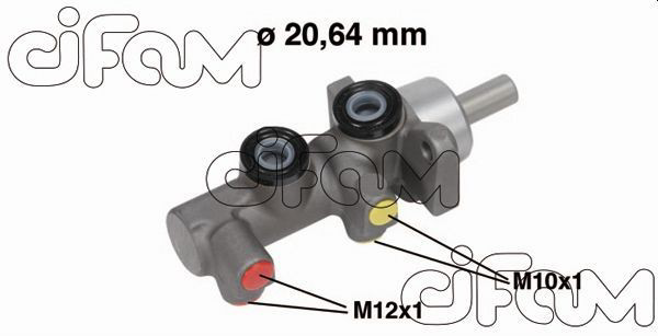  Główny cylinder hamulców Dacia Duster 