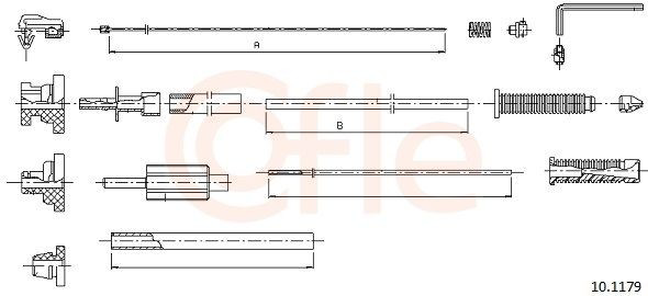 Linka gazu Peugeot Partner I minivan (5F) (1996 - 2008) cena, od 26,21 USD