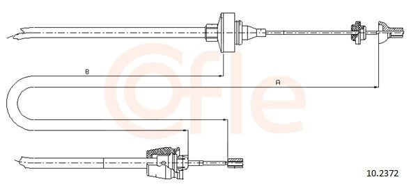 Linka sprzęgła do Renault Twingo I C06