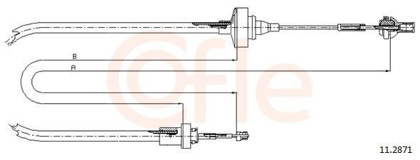 Linka sprzęgła do Renault 19 I B53, C53