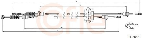 Linka dźwigni zmiany biegów podwójna Nissan/Infiniti 3444500QAH cena, od 11,77 USD