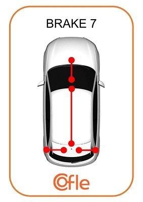 Do koszyka 93868406 General Motors Linka hamulca ręcznego tylna lewa