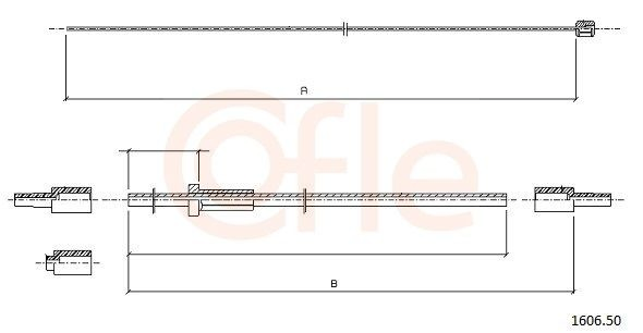 Linka otwierania maski do Fiat Ducato II 230L