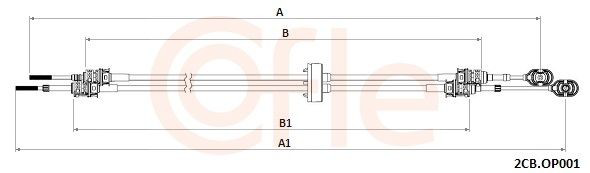 Linka dźwigni zmiany biegów podwójna Opel Astra G sedana (F69) (1998 - 2009) cena, od 94,27 USD