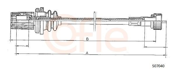 7736875 Fiat/Alfa/Lancia Linka prędkościomierza