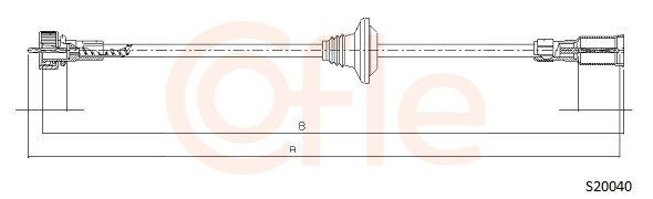 Linka prędkościomierza do Opel Omega A 16, 17, 19