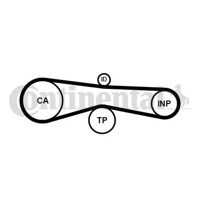 Pasek rozrządu Volkswagen Touareg II SUV (7P5, 7P6) (2010 - 2017) cena, od 29,40 USD