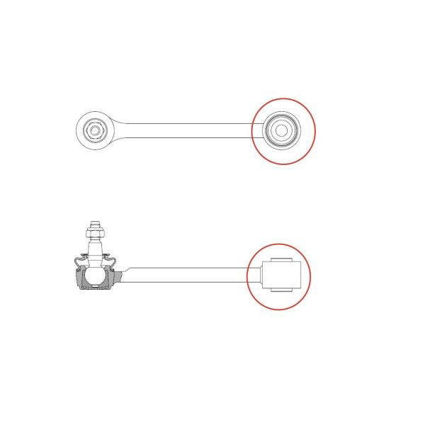 Silentblock tylnego wahacza poprzecznego GV0031 CTR