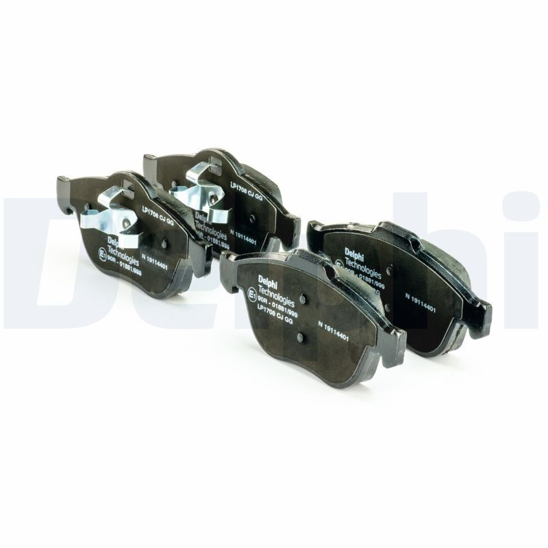 LP1708 Delphi Klocki hamulcowe przednie tarczowe