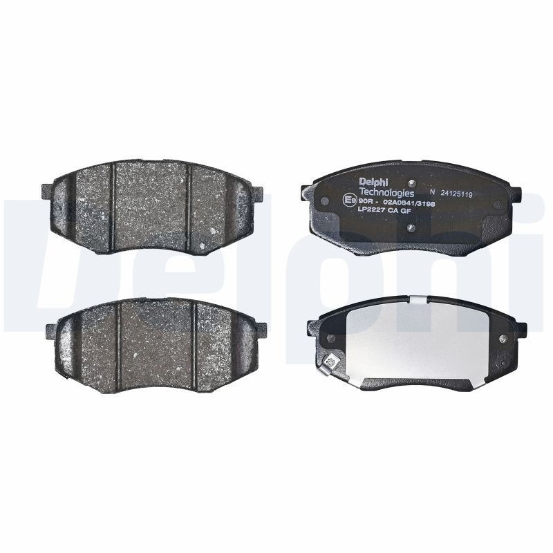 Klocki hamulcowe przednie tarczowe Delphi LP2227 cena, od 28,84 USD