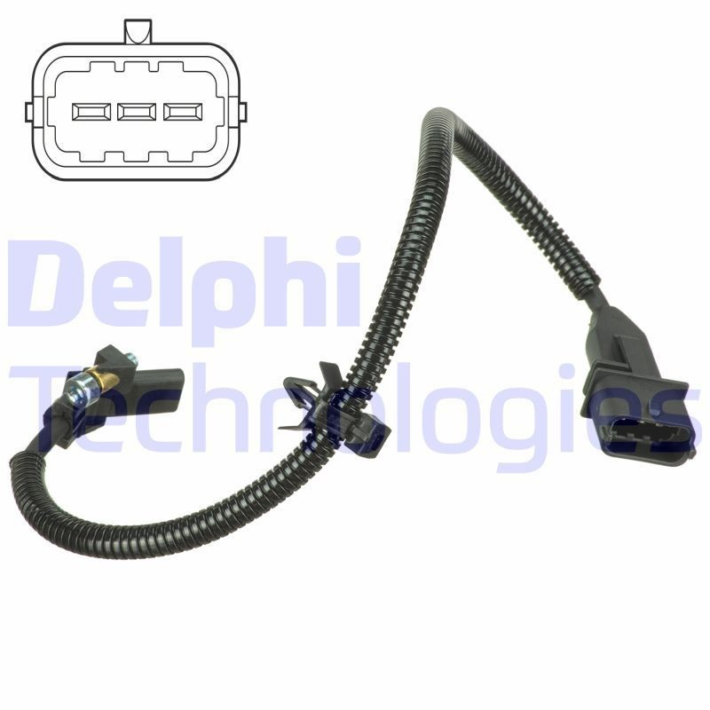 SS11321 Delphi Czujnik położenia wału korbowego