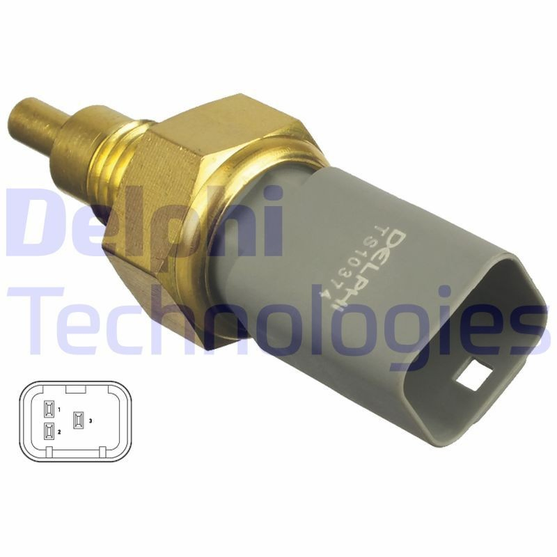 TS10374 Delphi Czujnik temperatury płynu chłodzącego