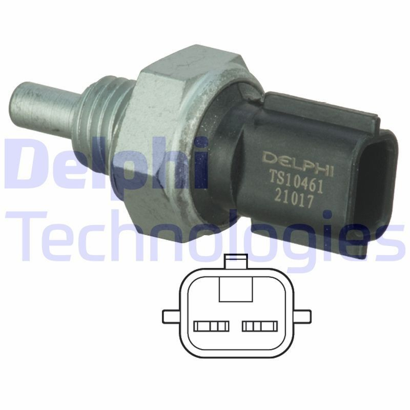 TS10461 Delphi Czujnik temperatury płynu chłodzącego