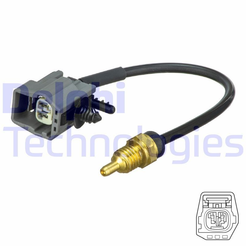 TS10492 Delphi Czujnik temperatury płynu chłodzącego
