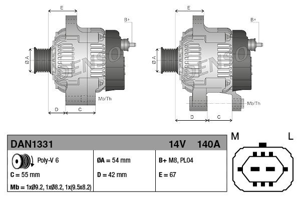 Alternator Opel Astra K